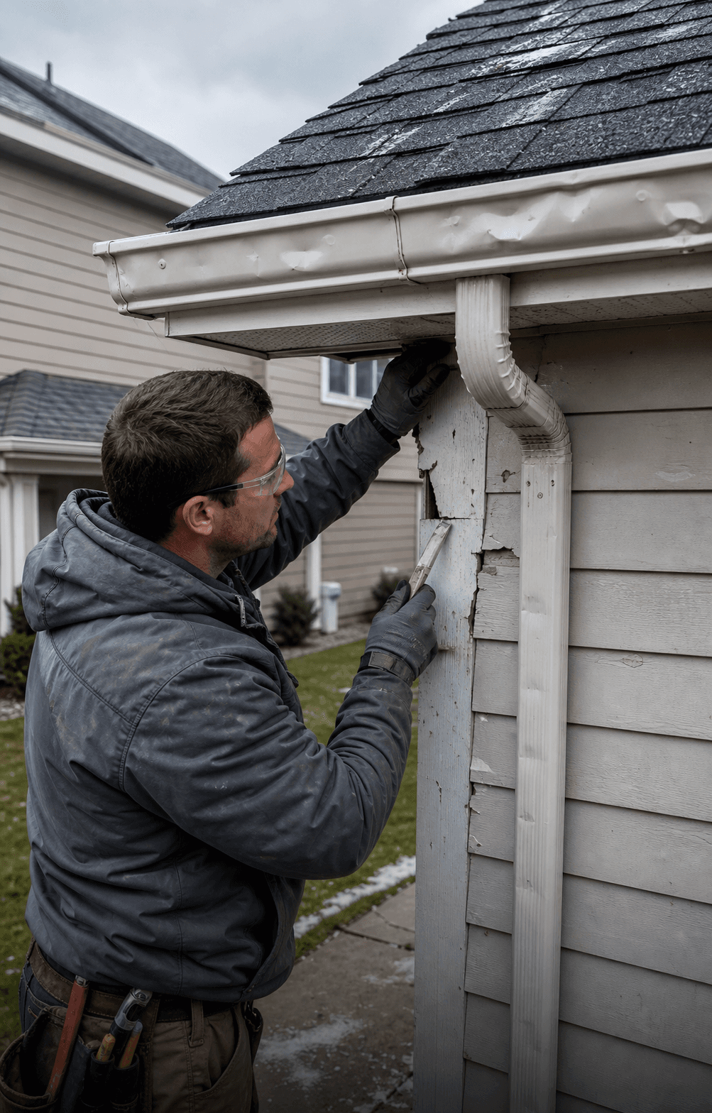 Hail, Wind & Exterior Storm Damage Repair scope and repair work
